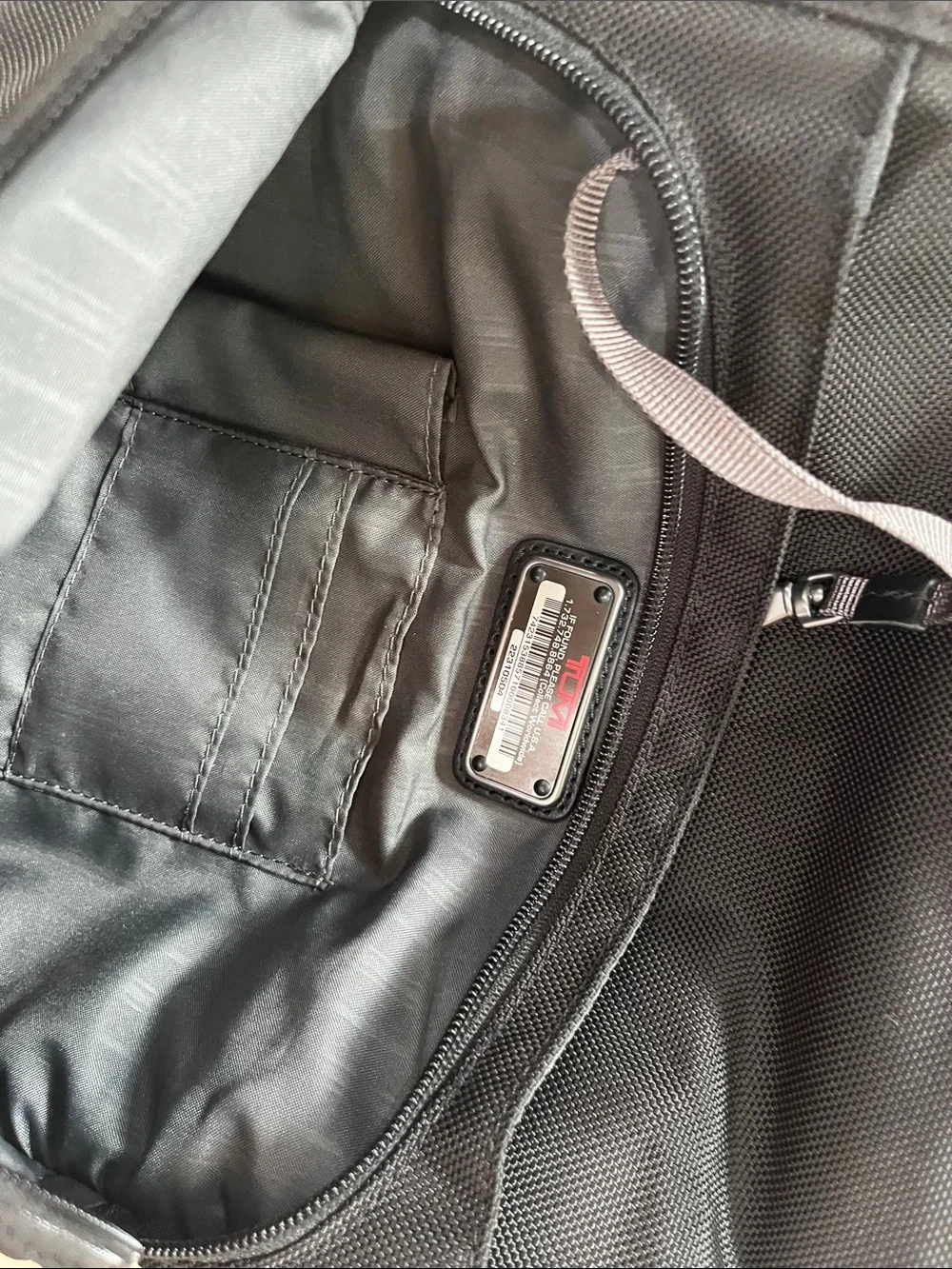 Tumi Black Nylon Crossbody Messenger/Travel Bag size 12x10 inches